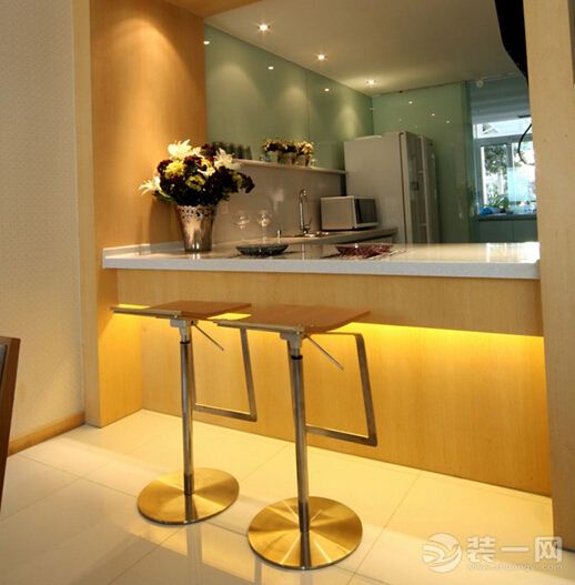 6款开放式厨房吧台装修设计效果图 简约时尚品质生活